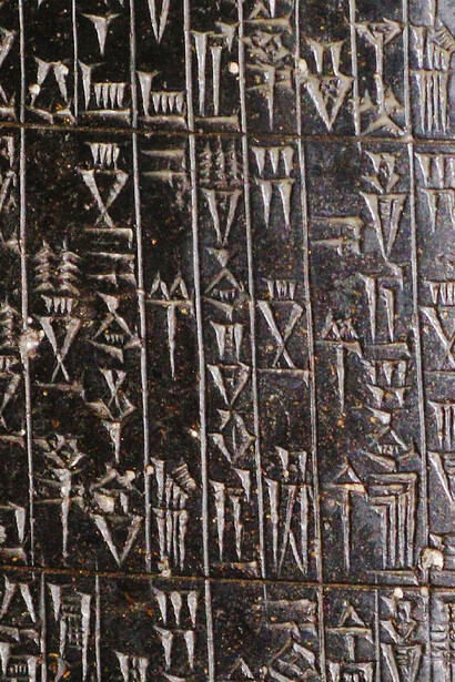 Il Codice di Hammurabi (dettaglio)
