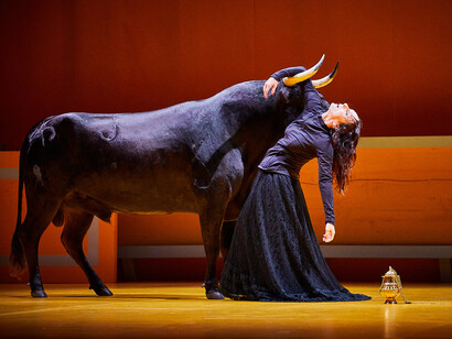 «Liebestod (El olor a sangre no se me quita de los ojos–Juan Belmonte)», Angélica Liddell, 2021. Fotografía: Christophe Raynaud de Lage, Festival d'Avignon
