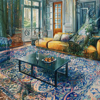Jacob Brostrup, Living room (detalle). Cortesía de Galeria Contrast