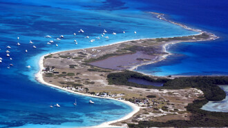 Venezuela. Vista aérea del Archipiélago de Los Roques