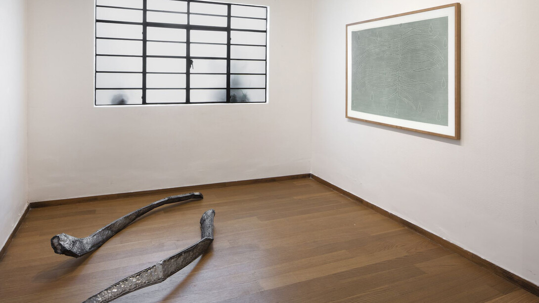 Beatriz Cortez and Fidencio Fifield-Perez, Shared breath, vista de exhibición. Cortesía de Galería Commonwealth and Council