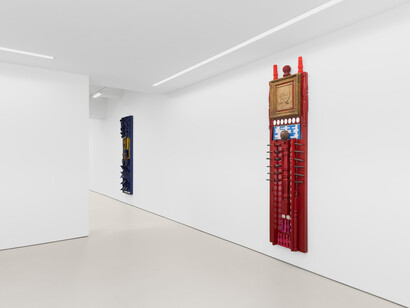 Installation view, Emanoel Araújo, 2023
Jack Shainman Gallery, 513 W 20th Street, New York, NY. © Emanoel Araújo. Courtesy of the Estate of Emanoel Araújo and Jack Shainman Gallery, New York. Photo: Dan Bradica