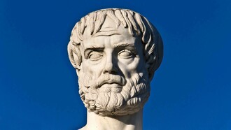 A busk of Aristotle who said experience arises from the multiplicity of memories and is not exclusive to man
