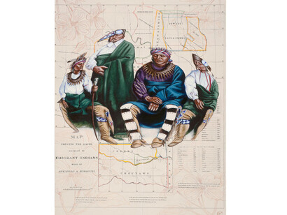 Drawing on Tradition: Kanza Artist Chris Pappan. Courtesy of Field Museum
