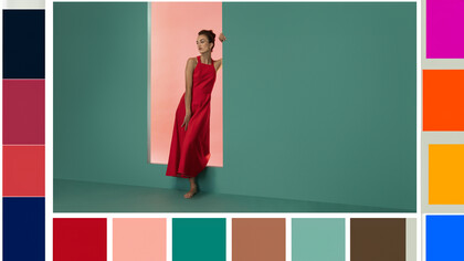 Paleta de cores. A coloração pessoal refere-se à escolha de uma paleta de cores que harmonize com as tuas características naturais