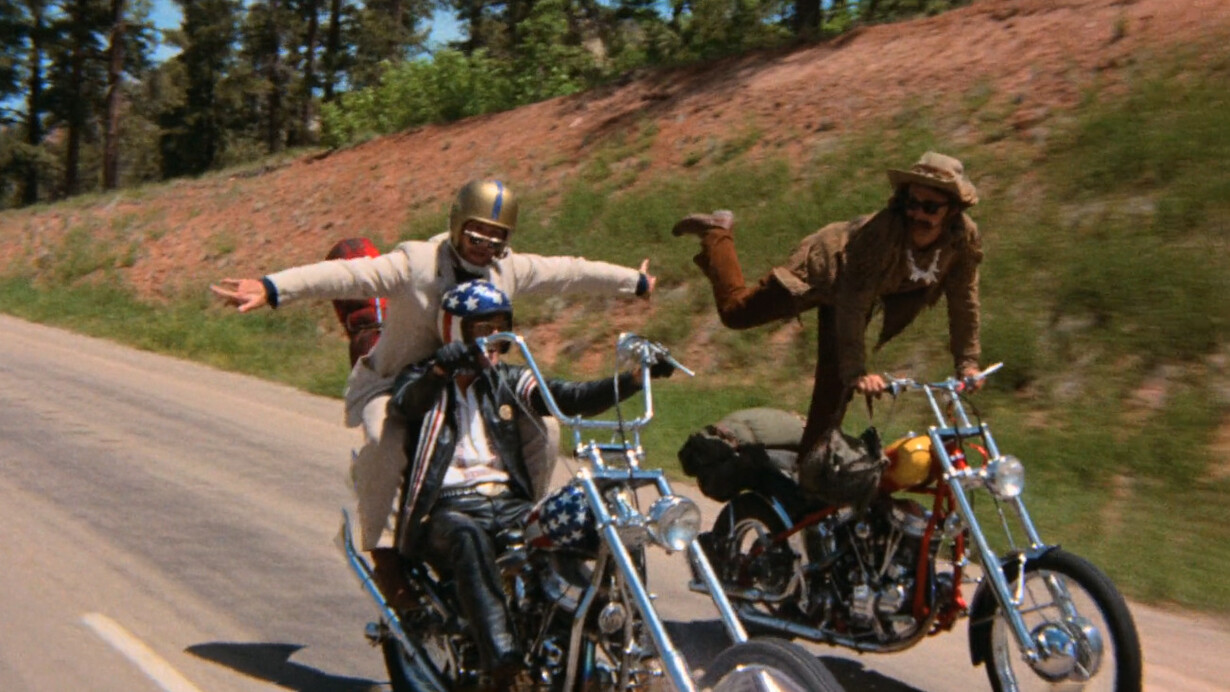 Easy Rider, film di Dennis Hopper (1969), scena dal film