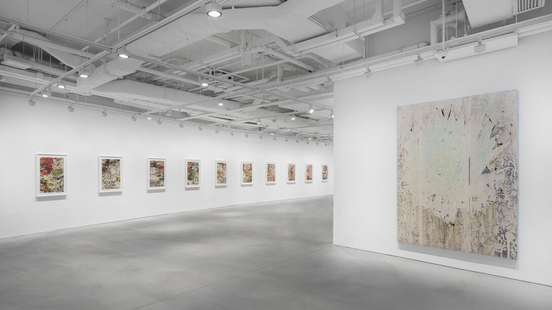 Mark Bradford, Exotica, exhibition view. Courtesy of Hauser & Wirth