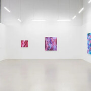 Karine Fréchette, Au jardin des miroirs tordus, vue d'exposition. Avec l'aimable autorisation de la Blouin Division 