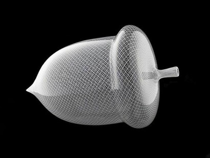 Dante Marioni, White Reticello Acorn, 2010