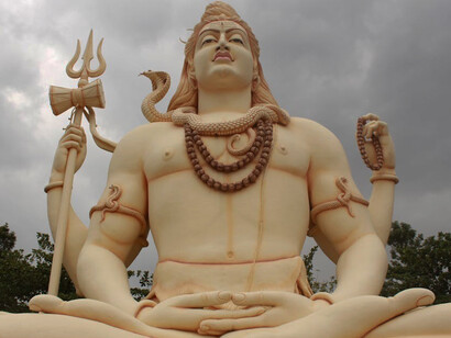 Famous Lord Shiva statue in Murdeshwar, Karnataka: a spiritual icon of India