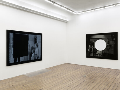 John Stezaker. The Projectionist, Installation view at The Approach, London, Courtesy of The Approach, London