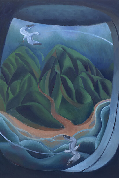 Gabriel Pozzo, El Caribe (The Caribbean) (detail), 2026. Courtesy of Spinello
