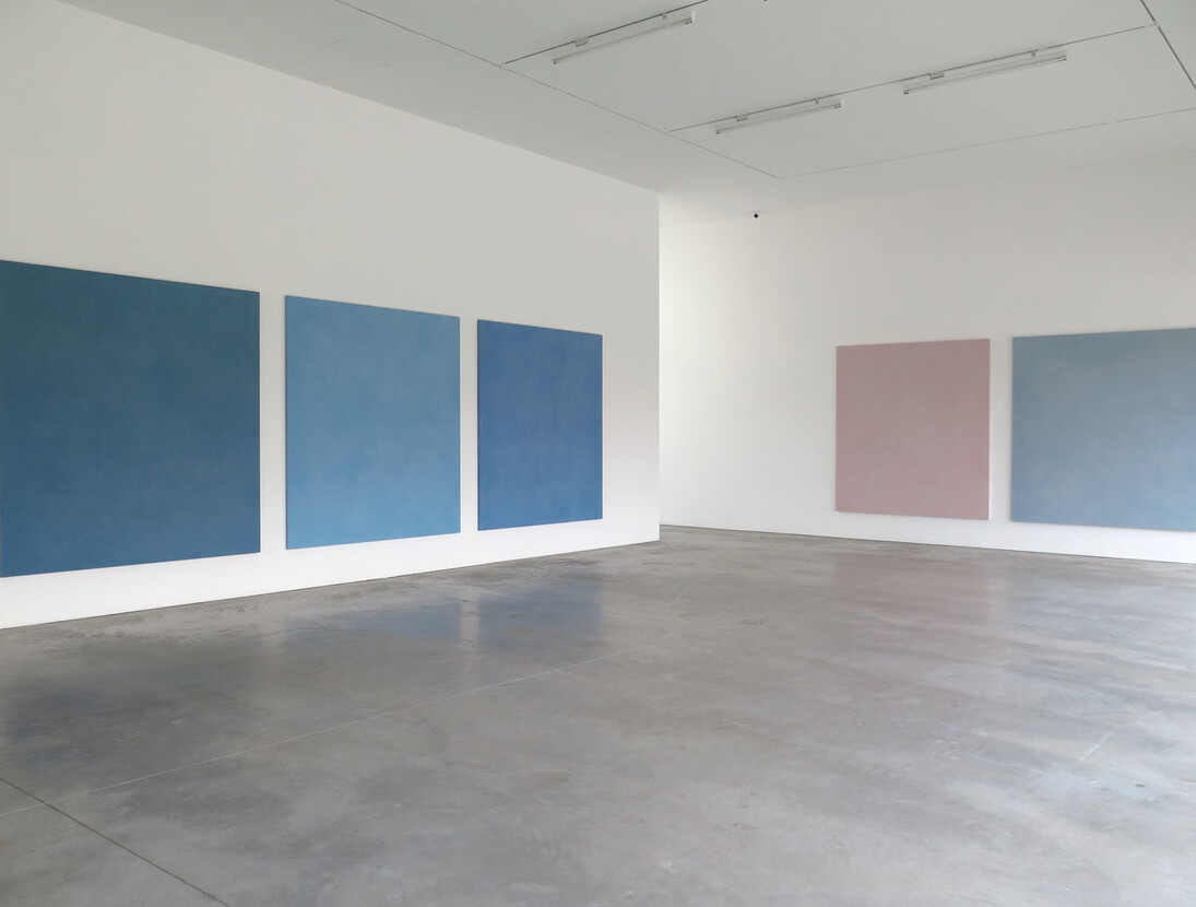 Anselmo, Laib e Spalletti, exhibition view, Galleria Lia Rumma