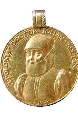 Tobias Wolff, Medaille mit dem Portrait der Apollonia Neefe, 1574. Courtesy of Kunstsammlungen Chemnitz