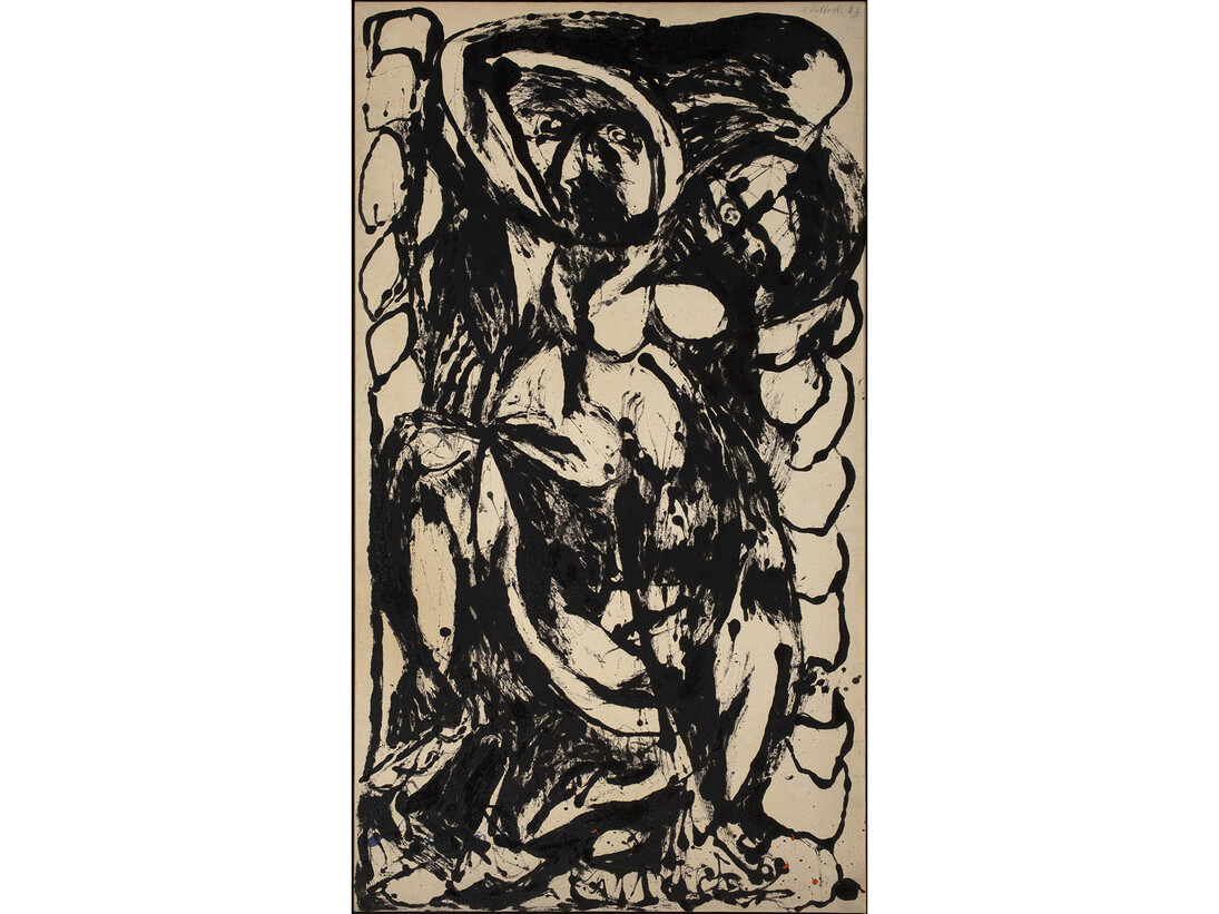 Jackson Pollock, 1912-1956, Number 5, 1952, Painting, Modern Art Museum of Forth Worth, Collection of the Modern Art Museum of Fort Worth, Museum purchase made possible by a grant from The Burnett Foundation © The Pollock-Krasner Foundation ARS, NY and DACS, London 2015.
