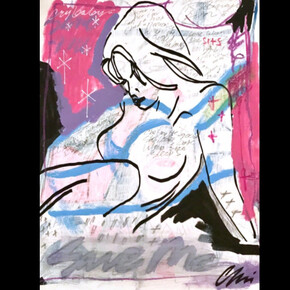 Bubblegum Princessd. Courtesy of de Plume Gallery