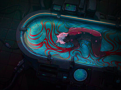 'Birth of a Replicant', ilustración de Wouter Gort