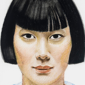 Winold Reiss, Japanese girl. Courtesy of Hirschl and Adler Galleries