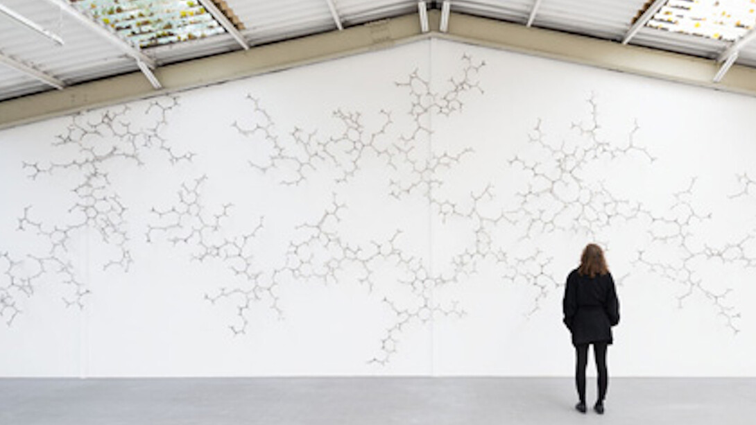 Loris Cecchini, Exhibition view. Courtesy of Galleria Continua