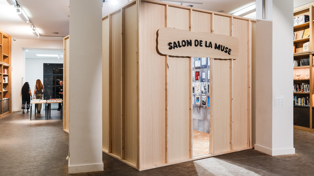 Aaimachine, Salon de la muse, exhibition view. Courtesy of M HKA