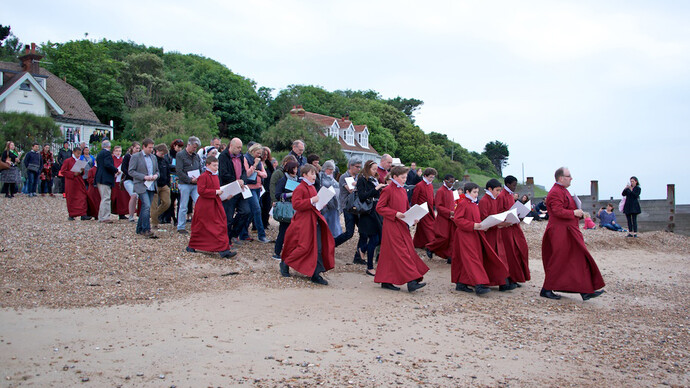Louisa Fairclough, Compositions for a Low Tide, 2014, Whitstable Biennale, photograph by Bernard G Mills