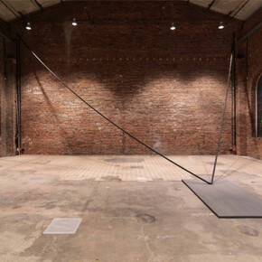 Stephanie Stein &Tobias Hoffknecht, Was, 2014, rope, acrylic, wood, 11 x 8 x 7 m