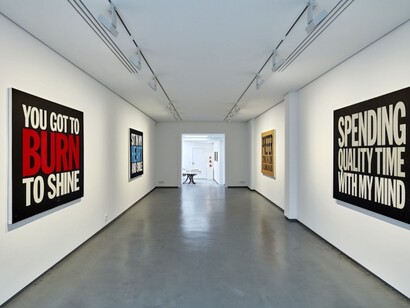 John Giorno, Exhibition view. Courtesy of Cahiers d’Art