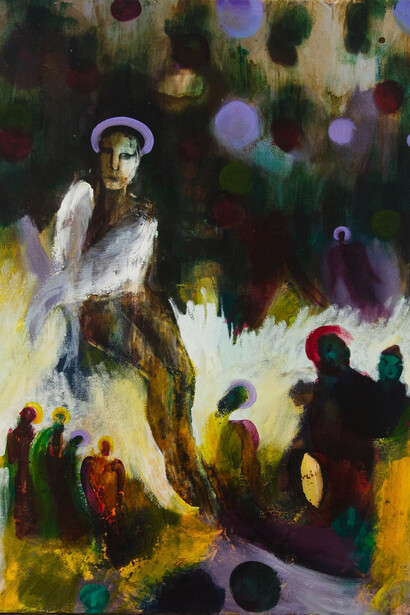 Beezy Bailey, Echo angels (detail). Courtesy of Knysna Fine Art
