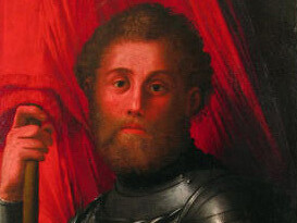 Artista toscano, San Torpè, pittura a olio su tavola, sec. XVI, Museo Nazionale San Matteo di Pisa
