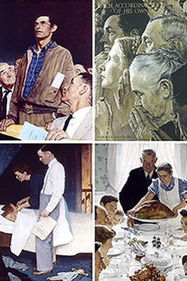 Rockwell, Roosevelt & the Four Freedoms. Courtesy of New-York Historical Society