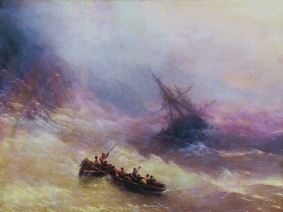 Iván Aivazovski. Mañana en mar abierto