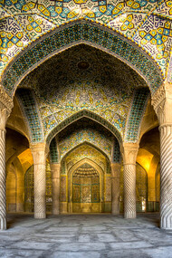 Interno della moschea di Vakil a Shiraz, Iran