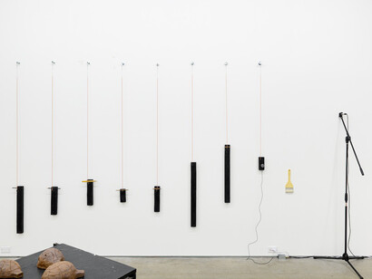 Jay Heikes, Second wave, exhibition view. Courtesy of Adams and Ollman 