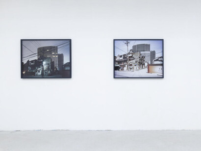 Gabriele Basilico, Shanghai, exhibition view. Courtesy of Galleria Michela Rizzo