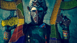 African gun crime, artist photo