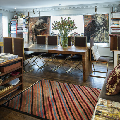 Fine Art conversations/Five artists, photo by Patricia Burke. Courtesy of the James Yarosh Associates Gallery 