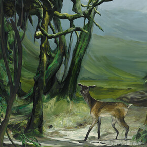 Emma Webster, A twig snaps underfoot, 2024. Courtoisie de la Galerie Perrotin