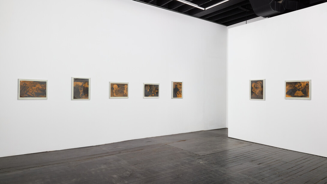 Kira Scerbin, Kisses, exhibition view. Courtesy of M. LeBlanc Gallery