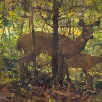 Quang Ho, Oh, deer (detail), 2025. Courtesy of Gallery 1261