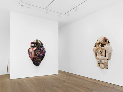 Tau Lewis, The ways of the underworld are perfect, exhibition view. Courtesy of Sadie Coles HQ Gallery