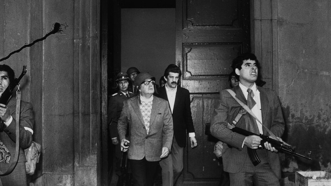 Una de las últimas, si no la última, fotos de Allende con vida