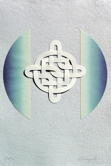 Alina Kalczyńska, collage per libro d’artista Trittico, poesie di Wisława Szymborska, 1997,
Libri Scheiwiller