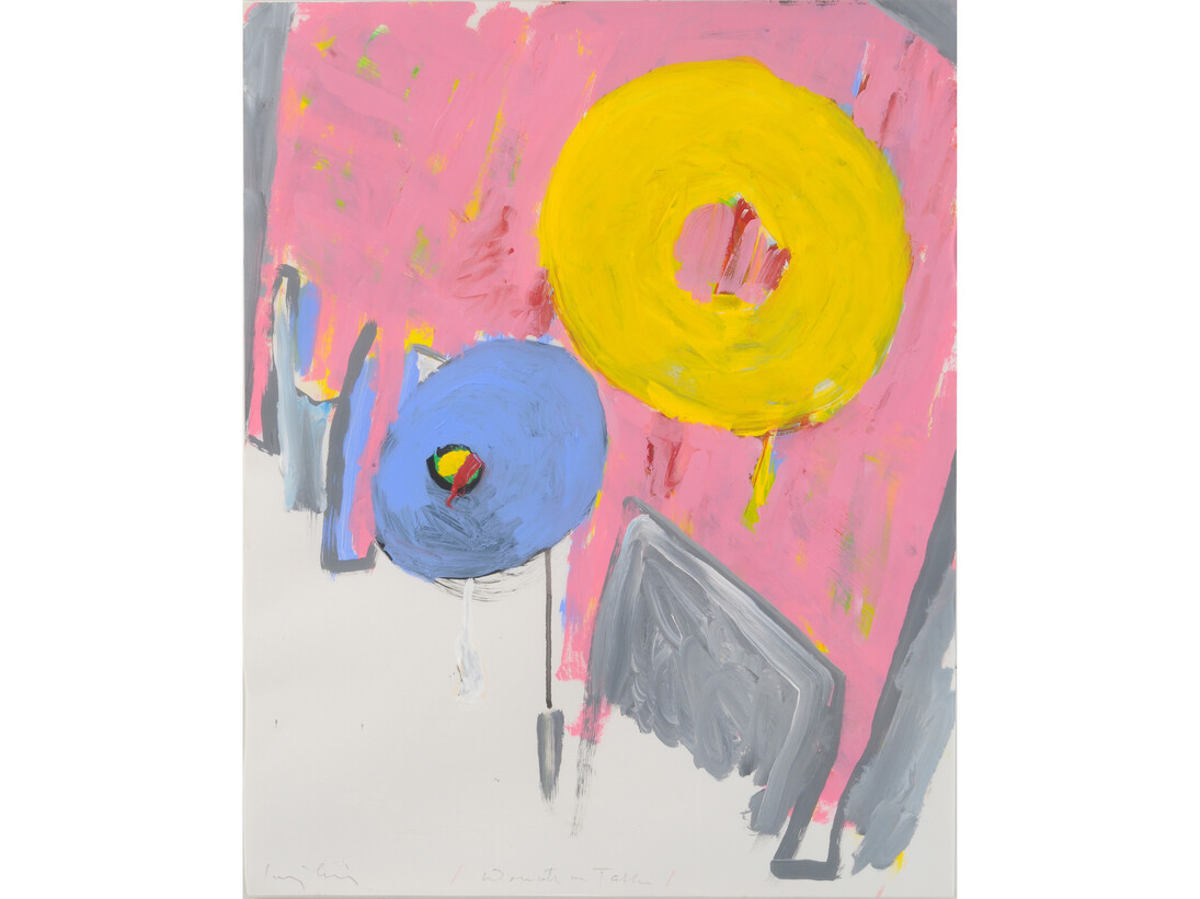 Paintings from the Donut Series, 2004-2014, acrylic on paper, 24 x 18 inches
