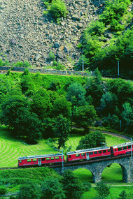 Il Bernina Express: in due ore di viaggio si può ammirare tutto quello che la natura ci ha regalato