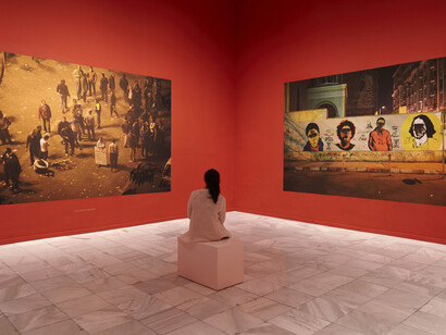 Vista de sala con obras de Lidwien van de Ven. Fotografía: Joaquín Cortès/Román Lores. Museo Nacional Centro de Arte Reina Sofía, 2014
