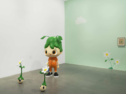 Javier Calleja, One true tree for... exhibition view. Courtesy of Almine Rech 