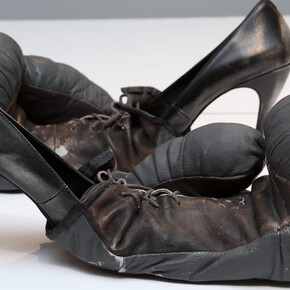 Women’s History Museum, Boxing glove shoes, 2024. Courtesy of Company