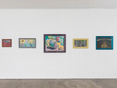 Jimmy Gordon, Surrealist, exhibition view. Courtesy of Tibor de Nagy Gallery