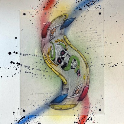 Tai Taeoalii, Sk8board. Courtesy of the artist and Jackson Junge Gallery