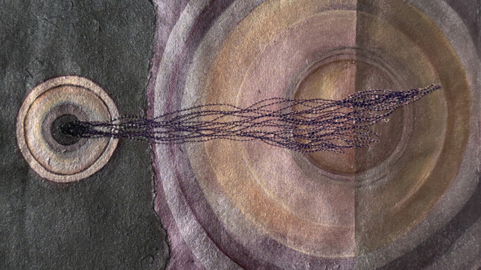 Daniela Gomez Paz, Threaded to the universe 8 (detail), 2026. Courtesy of Mindy Solomon Gallery